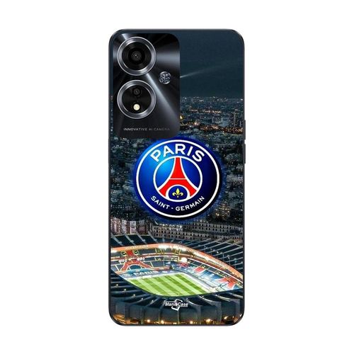 Coque Oppo A59 5g Psg Logo Stade Nuit Tour Eiffel