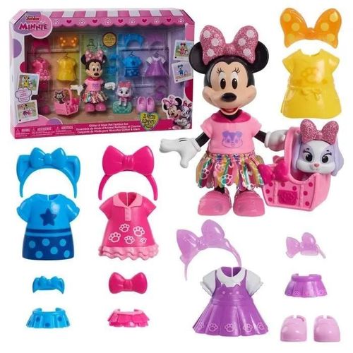 Just Play Coffret Fashion Minnie Mouse De Disney Junior, Coffret Poupe