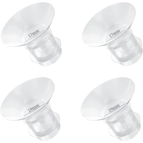 Inserts De Filtre À Lait Pour Le Lait Maternel,Convertisseur De Bouclier,Remplacement Pratique Du Tire-Lait,21mm,4 Pièces - Type 17mm19mm