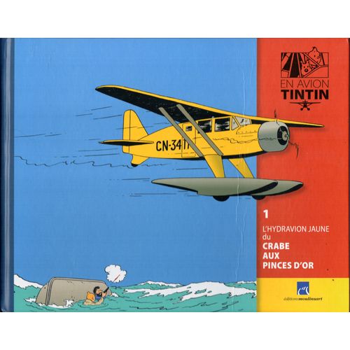 Lot De Livres En Avion, Tintin