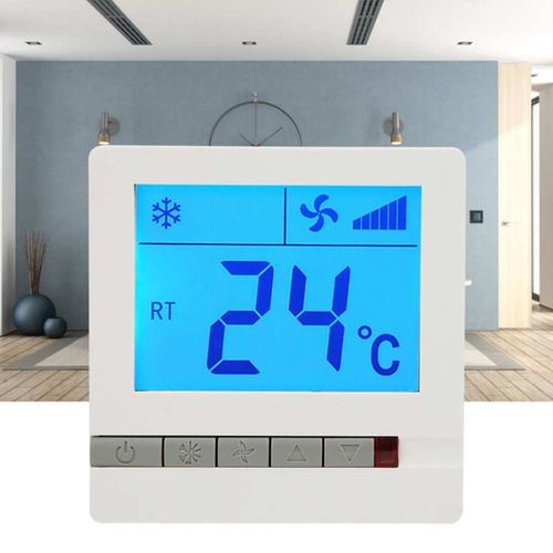 Contrôleur de température intelligent avec fonction de télécommande LCD,contrôleur de ventilo-convecteur,contrôleur de climatiseur,thermostat de protection - Type 0