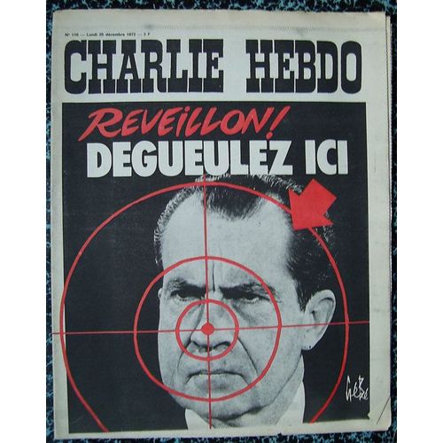 Charlie Hebdo N° 110, Degueulez Ici! - Gébé