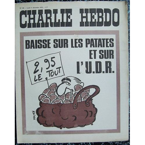 Charlie Hebdo N° 108 : Baisse Sur L'udr  -  Reiser