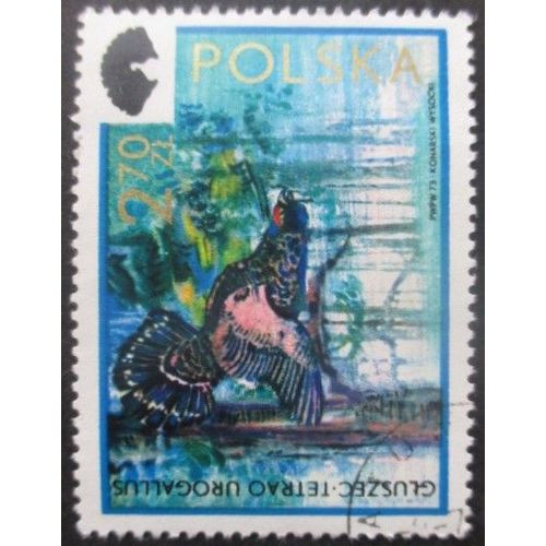 Pologne N°2094 Coq De Bruyère Oblitéré