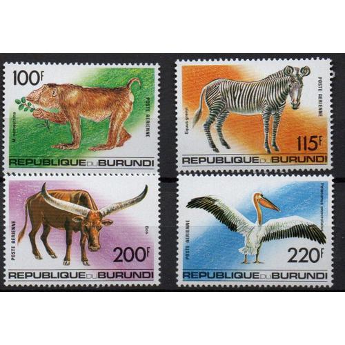 Burundi Timbres Animaux 1992