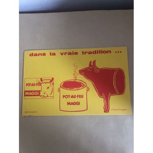 Buvard Pot Au Feu Maggi