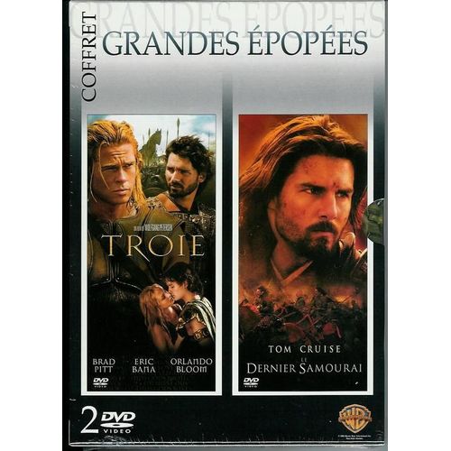 Coffret Grandes Épopées - Troie + Le Dernier Samouraï