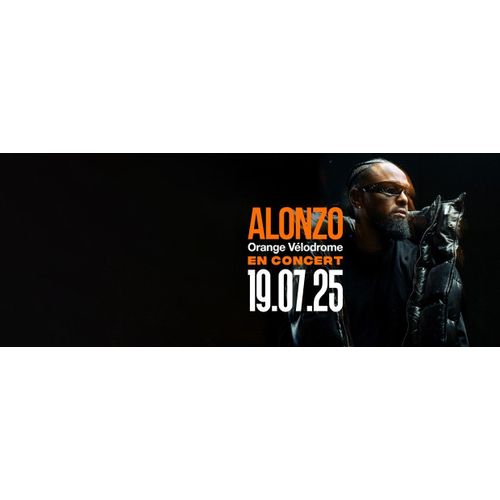 Billet De Concert Alonzo - Orange Vélodrome, Marseille - 19/07/25