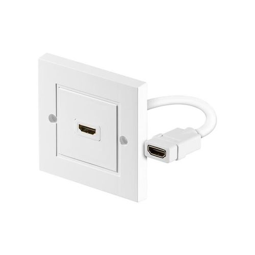 Goobay Prise encastrable HDMI Full HD 1080p, 1 port