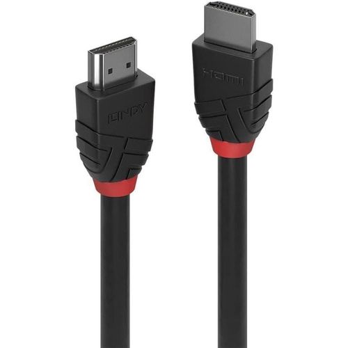 LINDY Câble HDMI standard, Black Line, 7,5 m