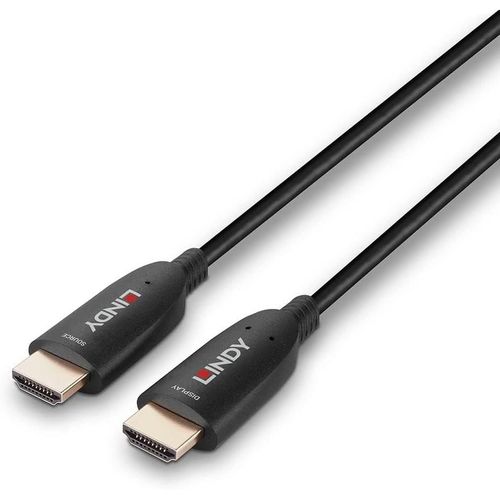 LINDY Câble HDMI 8K60 Hybride Fibre Optique 20m
