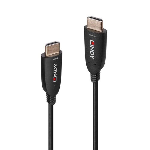 LINDY Câble HDMI 8K60 Hybride Fibre Optique 60m