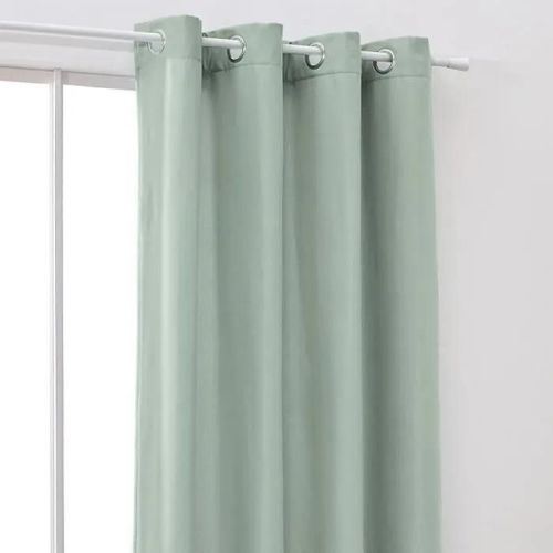 Rideau Occultant Today A Oeillets Uni Vert 140x240 Cm