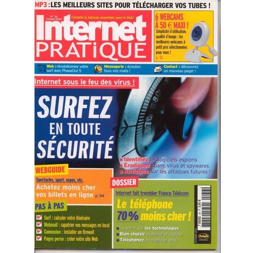 Internet Pratique N° 36 : Surfez En Toute Sécurité