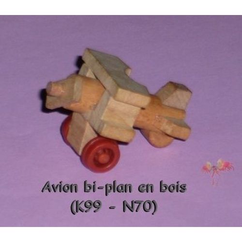 Kinder Jouet Bois - Avion K99 N°70