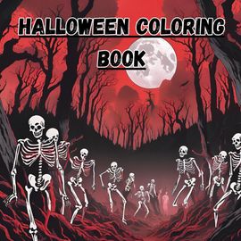 Nightmare Brought to Life: A haunting Halloween Coloring Experience