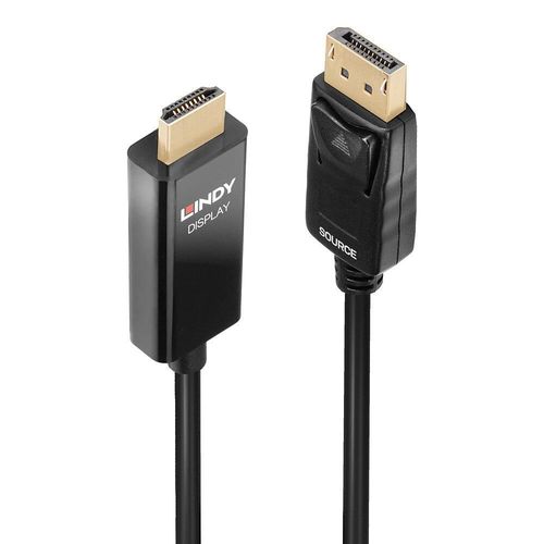 LINDY Câble actif DisplayPort vers HDMI avec HDR, 5m