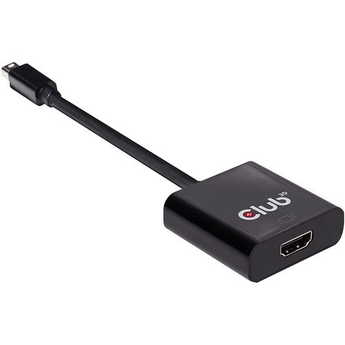 Club 3D Adaptateur Mini DisplayPort 1.2 vers HDMI 2.0 UHD actif Noir