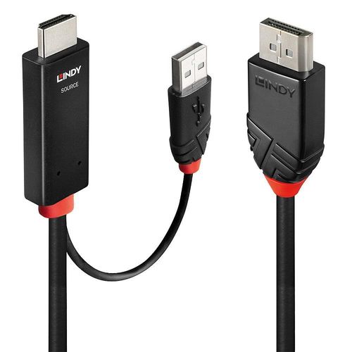 LINDY Câble HDMI vers DisplayPort, 3m