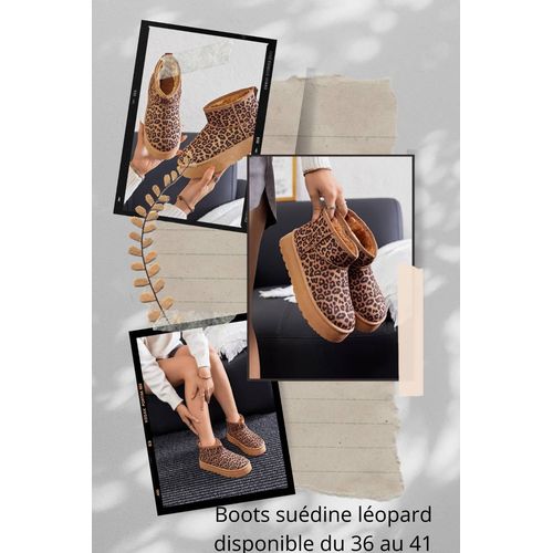 Boots Léopard - 39