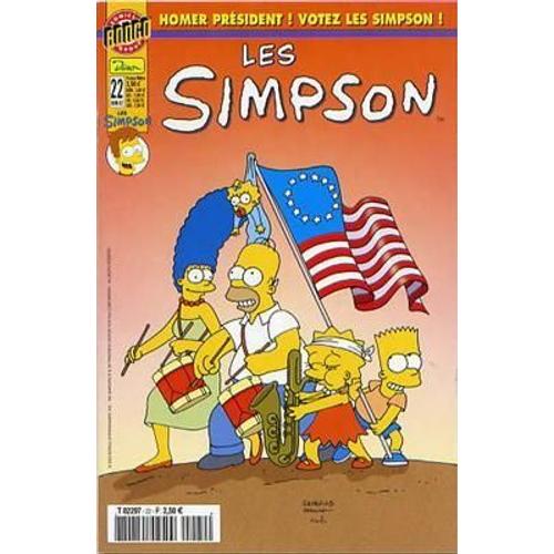 Les Simpson N° 22 : Homer Président! Votez Les Simpson!