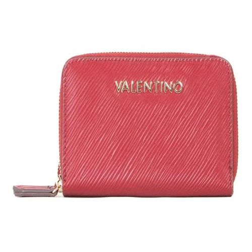VALENTINO Porte-monnaie rouge foncé pour femme - Posillipo Zip Around Wallet Rosso Scuro 289868