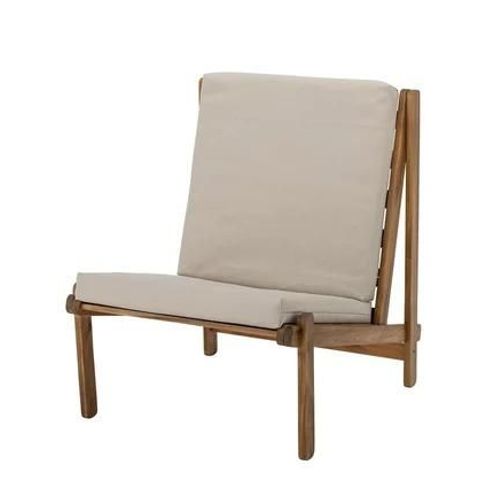 Bloomingville - Chaise De Salon En Acacia Gani - Beige