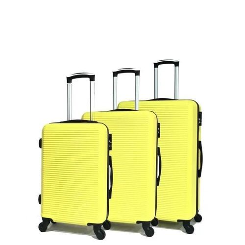 Celims France - Set Valise 3 Pièces | Lot de Valise | ABS | Jaune