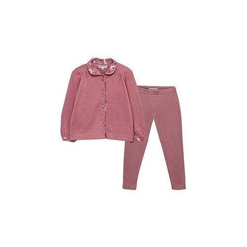 Mercredi Cé Permis Pyjama Fille Apoline En Coton Biologique, Rose Poudre, 2 À 3 Ans