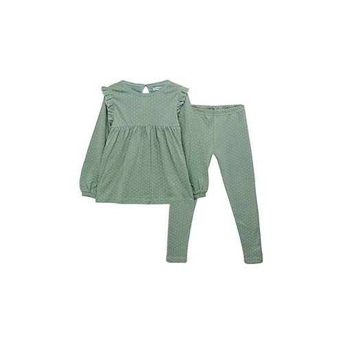 Mercredi Cé Permis Pyjama Fille Alisson, Vert D Eau Etoile, 2 À 3 Ans