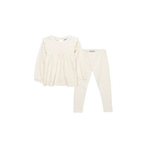 Mercredi Cé Permis Pyjama Fille Alisson, Ecru Etoile, 2 À 3 Ans