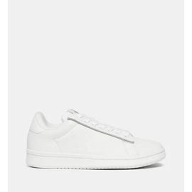 Le Coq Sportif Tennis Basses Court En Cuir Blanc