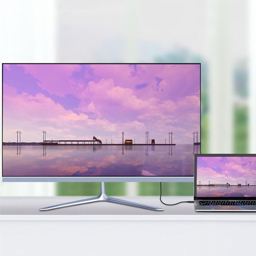 Câble Type-C vers DP 1,8 m Connexion 4k Câble adaptateur Usb C vers DP Téléphone Vers TV