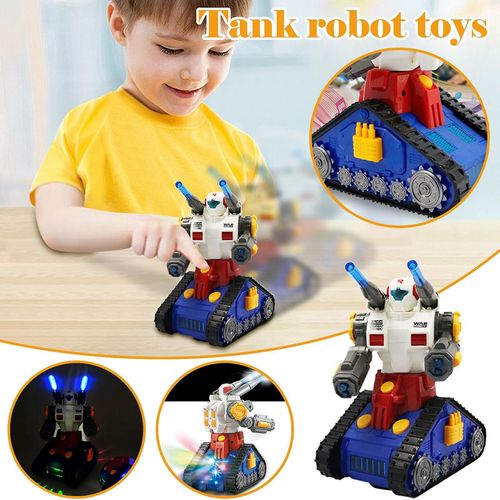 Cadeaux De Mardi Gras Robot Électrique Danse Jouet Marche Simulation De Musique Télécommande Tank Robot 242200