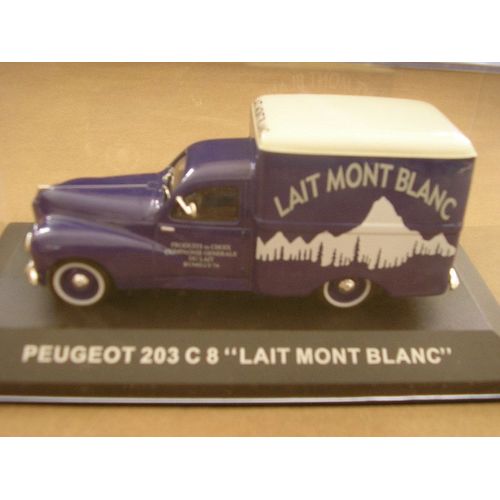 Peugeot 203  C8    "Lait Mont Blanc " Echel 1/43 Eme