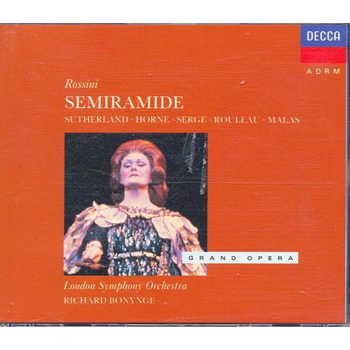 Semiramide, Opéra En 2 Actes