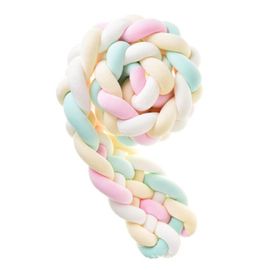 Tour De Lit Pour Nouveau-Né,Coussin Long Noué À 6 Tresses,Décoration De Chambre De Bébé,1 Pièce - Type 1m #E