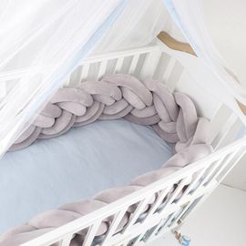 Tour De Lit Pour Nouveau-Né,Coussin Long Noué À 6 Tresses,Décoration De Chambre De Bébé,1 Pièce - Type 2m #F