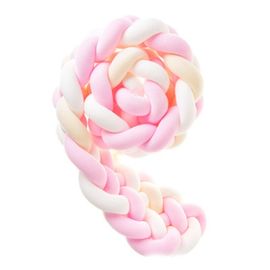 Tour De Lit Pour Nouveau-Né,Coussin Long Noué À 6 Tresses,Décoration De Chambre De Bébé,1 Pièce - Type 3m #B