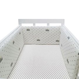 Tour De Lit En Coton Pour Bébé,Protection Pour Nouveau-Né - Type Grey Crown #A