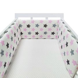 Tour De Lit En Coton Pour Bébé,Protection Pour Nouveau-Né - Type Pink Grey Star #B