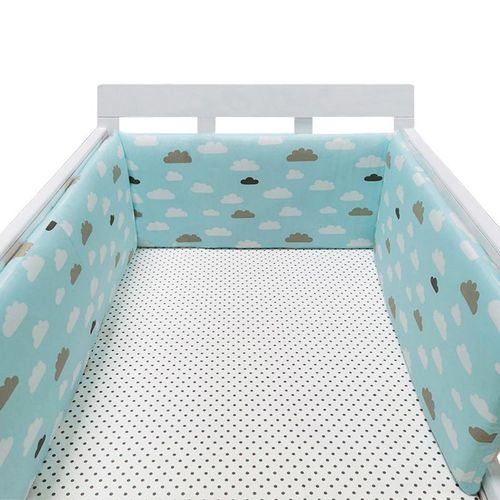 Tour De Lit En Coton Pour Bébé,Protection Pour Nouveau-Né - Type Blue Clouds #B
