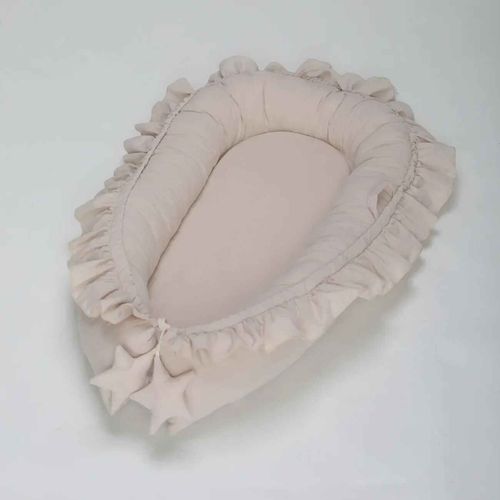 Lit Inclinable Portable Cpull Pour Garçon Et Fille,Accent En Coton,Berceau Nouveau-Né,Pare-Chocs,Lit De Voyage Doux,Cadeau De Naissance,Bébé,60x95cm - Type Beige