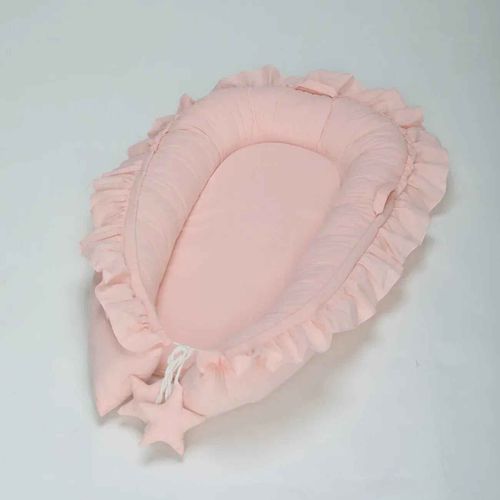 Lit Inclinable Portable Cpull Pour Garçon Et Fille,Accent En Coton,Berceau Nouveau-Né,Pare-Chocs,Lit De Voyage Doux,Cadeau De Naissance,Bébé,60x95cm - Type Pink