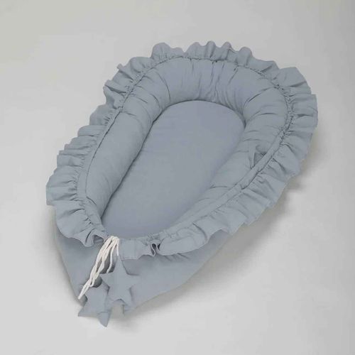 Lit Inclinable Portable Cpull Pour Garçon Et Fille,Accent En Coton,Berceau Nouveau-Né,Pare-Chocs,Lit De Voyage Doux,Cadeau De Naissance,Bébé,60x95cm - Type Blue