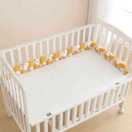 Lyumabovor-Tour De Lit Tressé Pour Bébé,Protection À Deux Brins,Long Tissé,Coussin À Nministériels D - Type Little Tiger