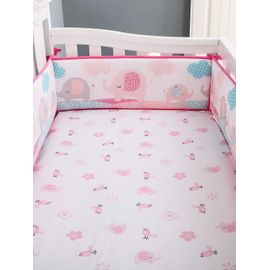 Tour De Lit Pour Bébé Quatre Saisons,4 Pièces,Protection Pour Nouveau-Né,130x70cm #A