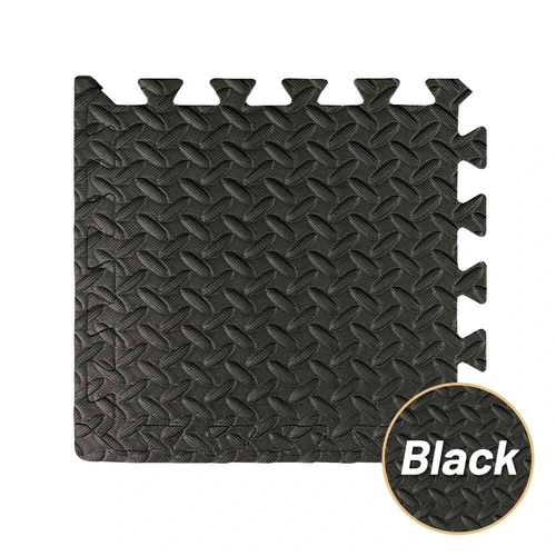 Carreaux De Sol En Mousse Eva Non Toxiques Pour Enfants,Puzzle,Polymère D'exercice,Rembourrage De Jeu Pour La Maison,Équipement De Fitness,Salle De Sport,Garage,2.5cm,16 Pièces - Type Black-16 Pcs