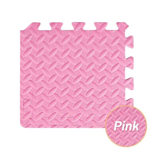 Carreaux De Sol En Mousse Eva Non Toxiques Pour Enfants,Puzzle,Polymère D'exercice,Rembourrage De Jeu Pour La Maison,Équipement De Fitness,Salle De Sport,Garage,2.5cm,16 Pièces - Type Pink-16 Pcs