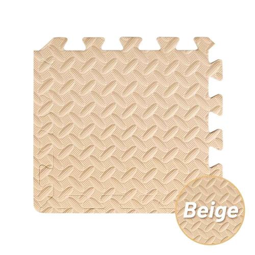 Carreaux De Sol En Mousse Eva Non Toxiques Pour Enfants,Puzzle,Polymère D'exercice,Rembourrage De Jeu Pour La Maison,Équipement De Fitness,Salle De Sport,Garage,2.5cm,16 Pièces - Type Beige-16 Pcs